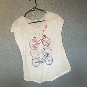 Red, white and blue t-shirt